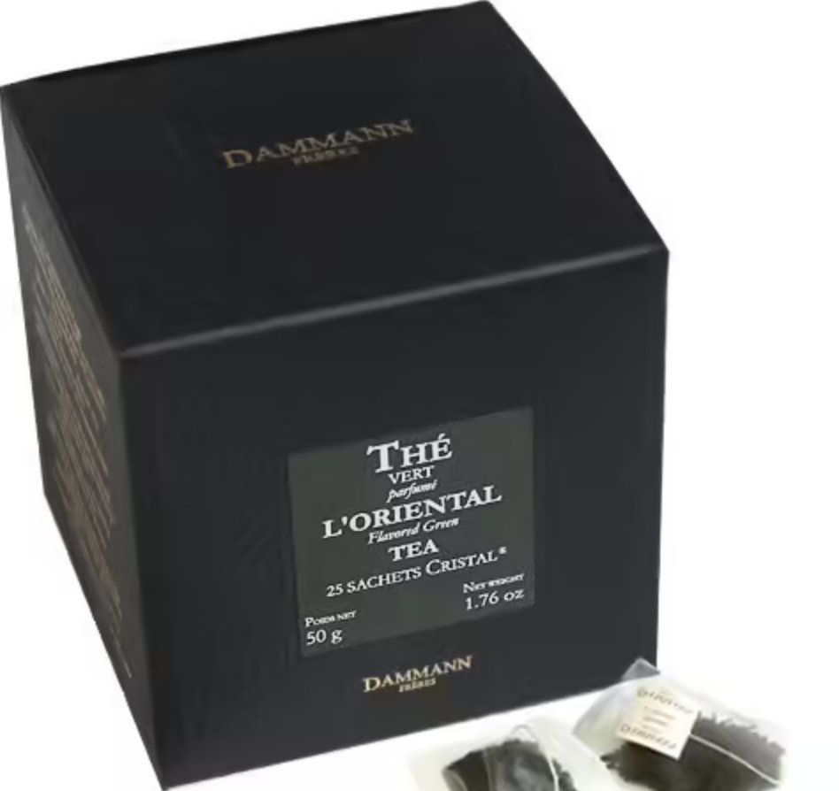 Dammann Frères L' Oriental flavoured green tea - 25 Cristal® sachets